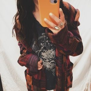 vintage patchwork blazer coat